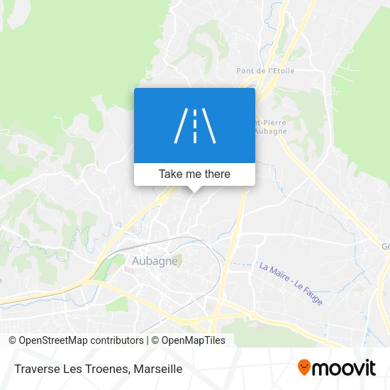 Traverse Les Troenes map