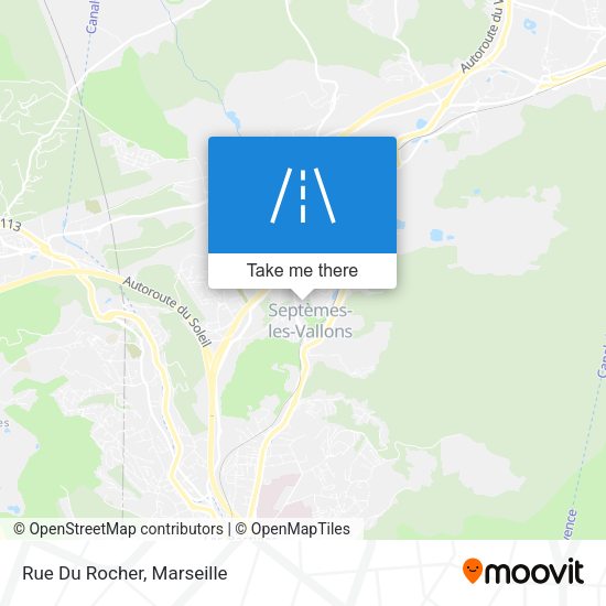 Rue Du Rocher map