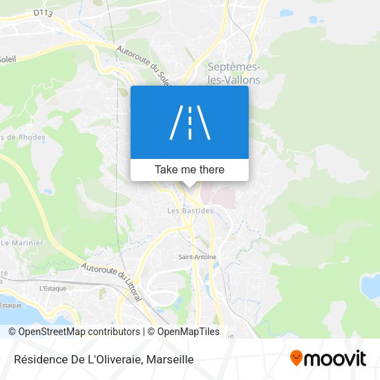 Résidence De L'Oliveraie map