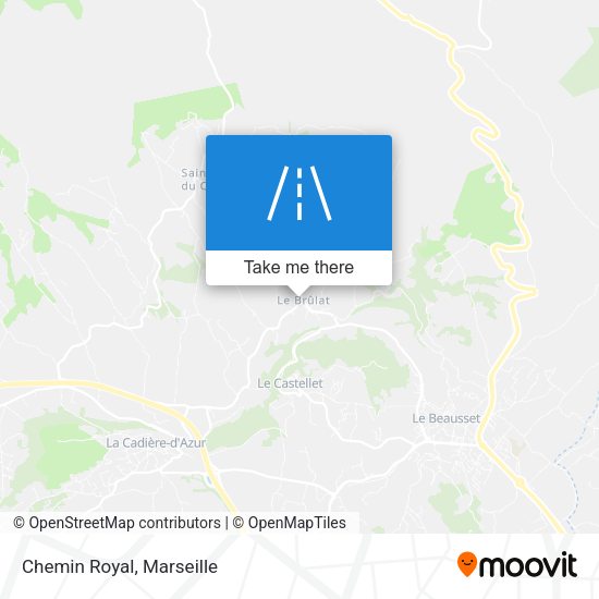 Chemin Royal map