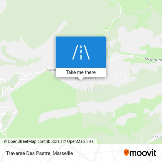 Traverse Des Pastre map