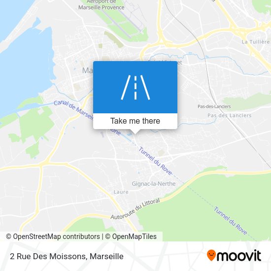 2 Rue Des Moissons map