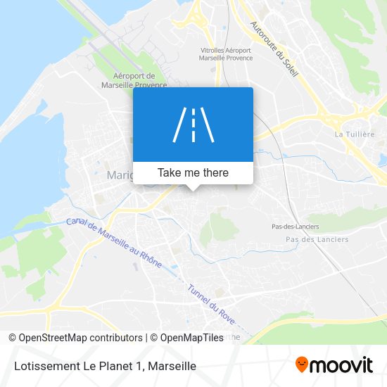 Lotissement Le Planet 1 map