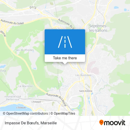 Impasse De Bœufs map