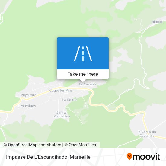 Impasse De L'Escandihado map