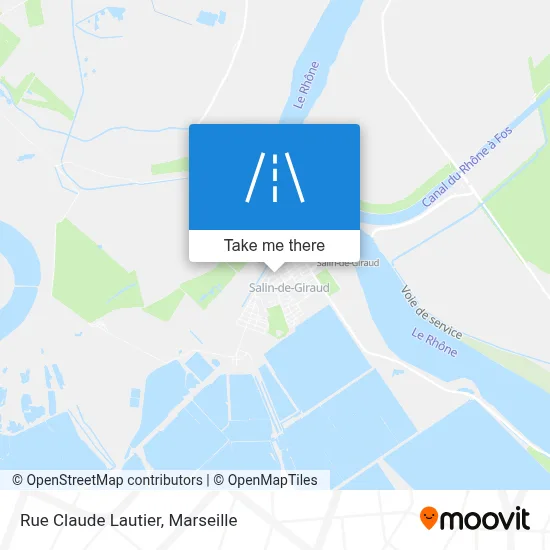 Rue Claude Lautier map