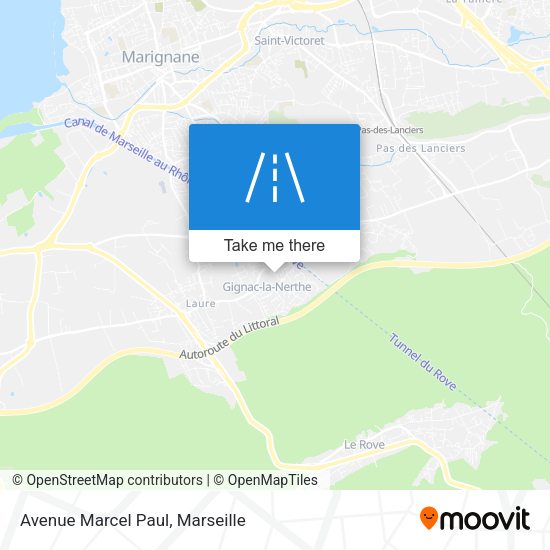 Avenue Marcel Paul map