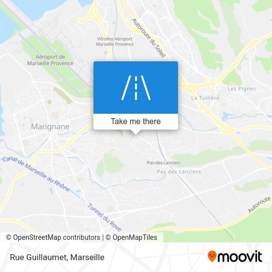 Rue Guillaumet map