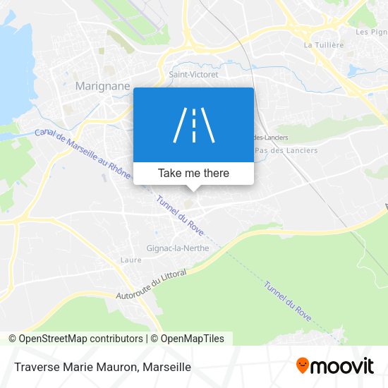 Traverse Marie Mauron map