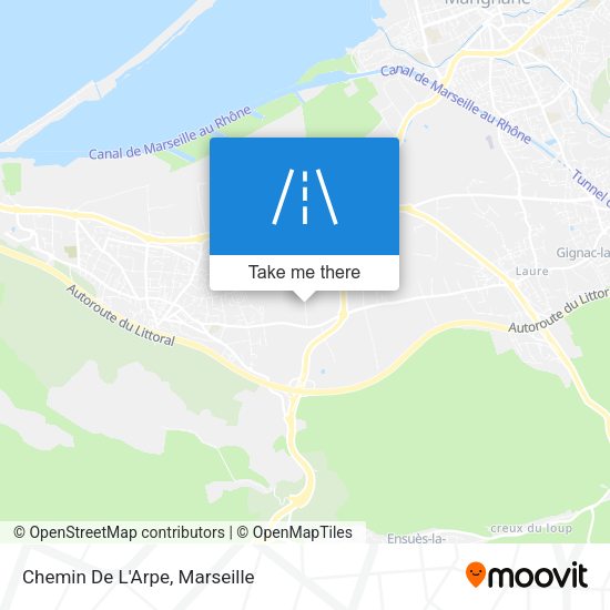 Chemin De L'Arpe map