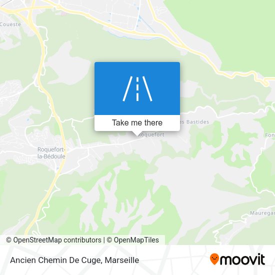 Ancien Chemin De Cuge map