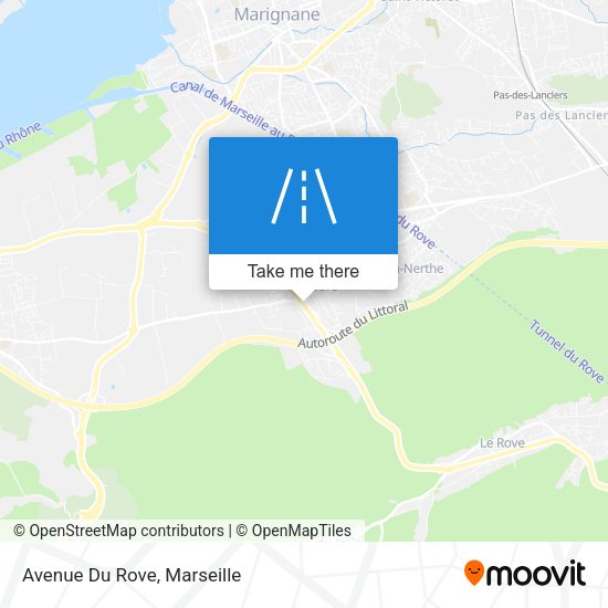 Avenue Du Rove map