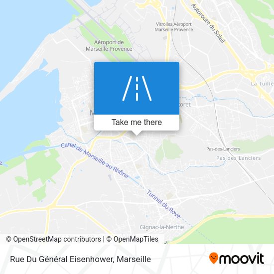 Rue Du Général Eisenhower map