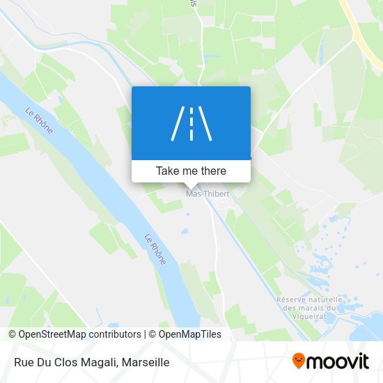 Rue Du Clos Magali map