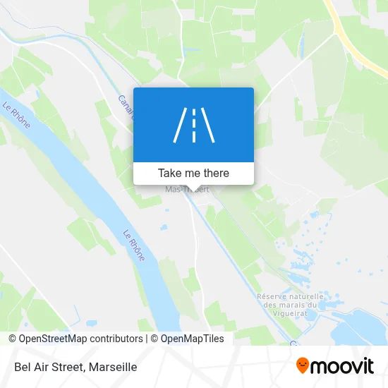 Rue Bel Air map