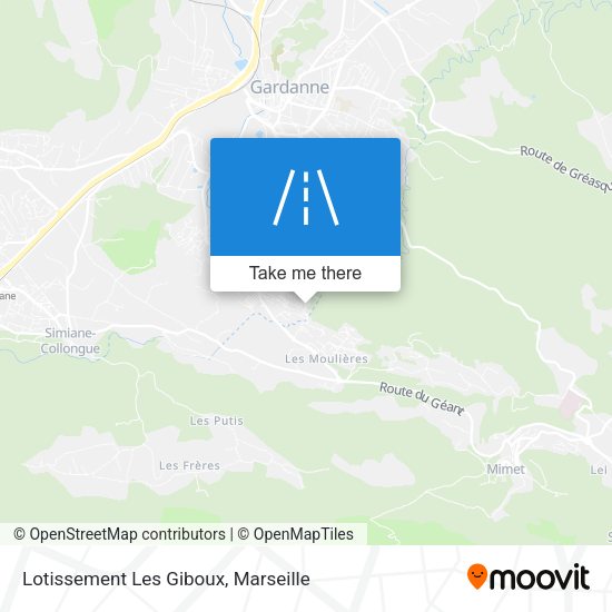 Lotissement Les Giboux map