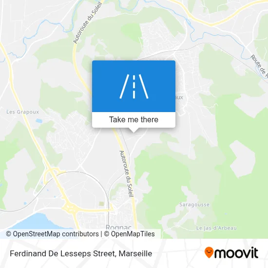 Rue Ferdinand De Lesseps map