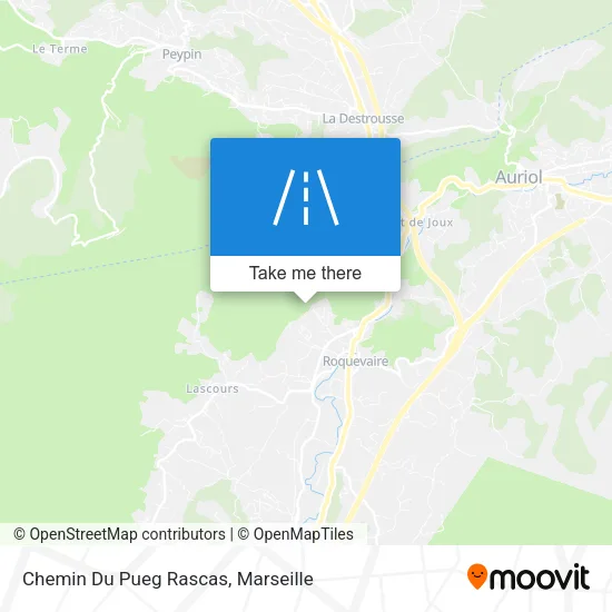Chemin Du Pueg Rascas map
