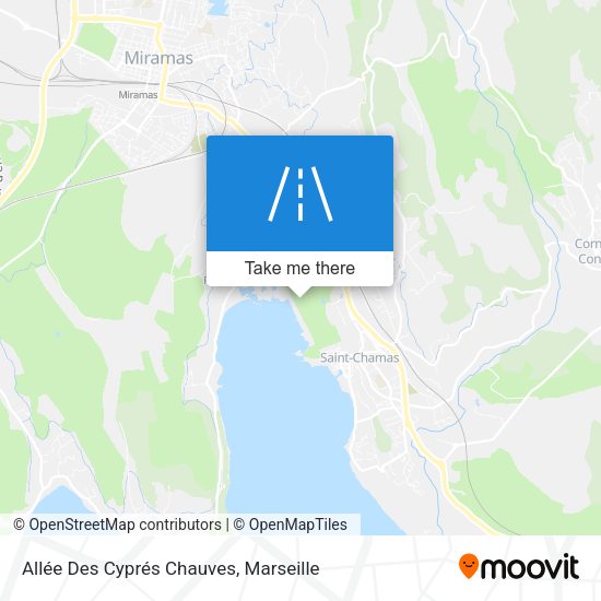 Allée Des Cyprés Chauves map