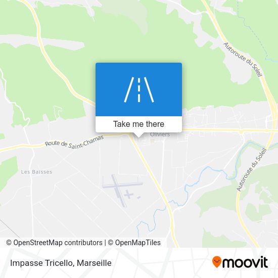 Impasse Tricello map