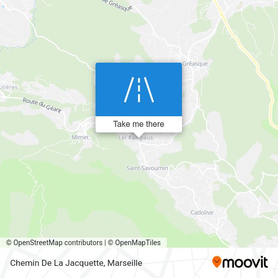 Chemin De La Jacquette map