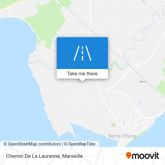 Chemin De La Lauranne map