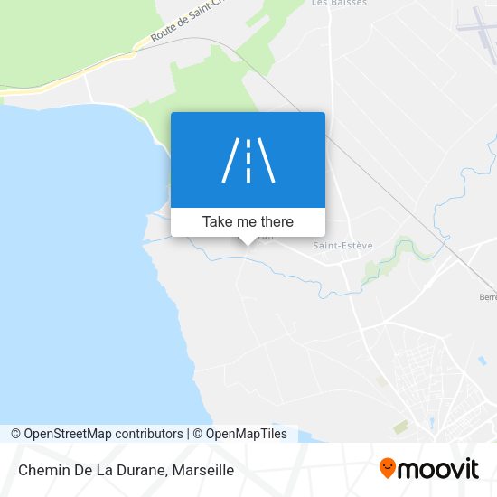 Chemin De La Durane map