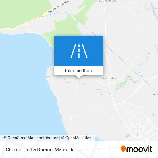 Chemin De La Durane map