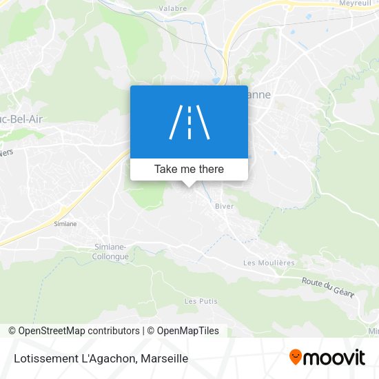 Lotissement L'Agachon map