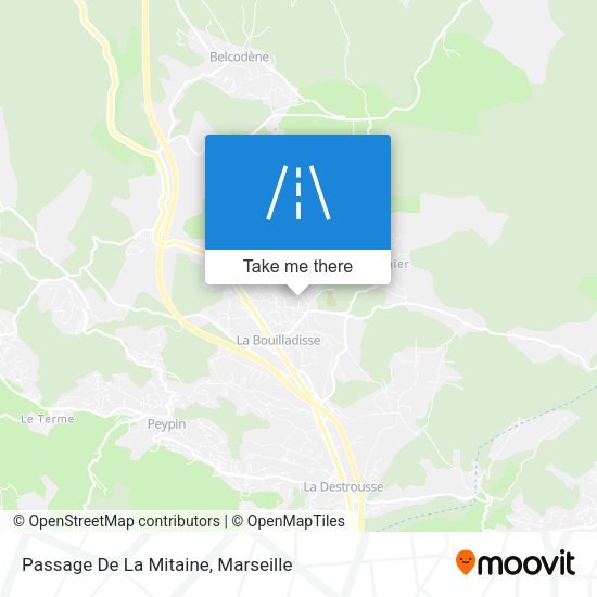 Passage De La Mitaine map