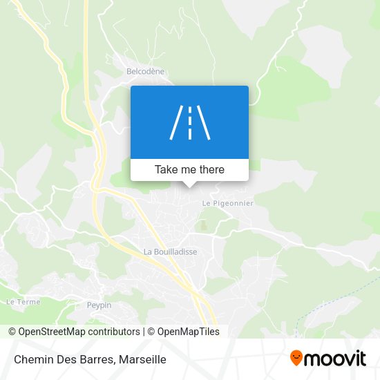 Chemin Des Barres map