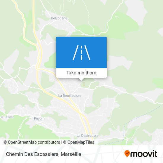 Chemin Des Escassiers map