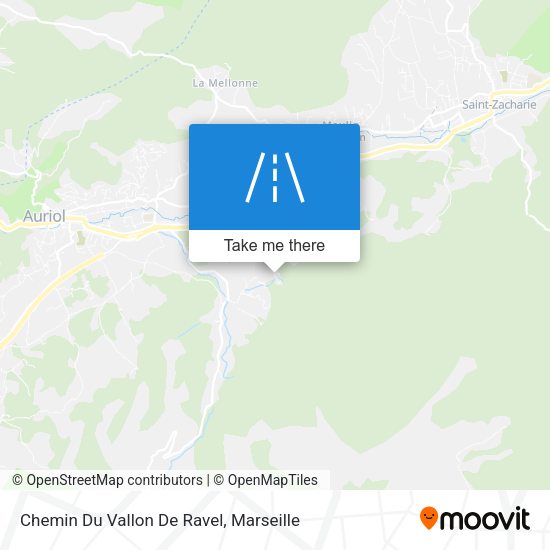 Chemin Du Vallon De Ravel map