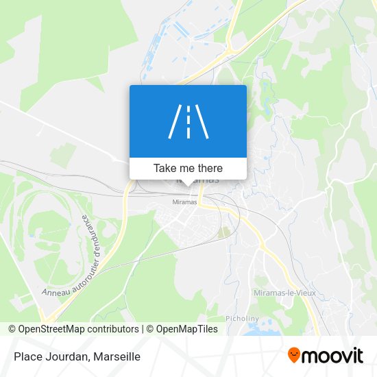 Place Jourdan map