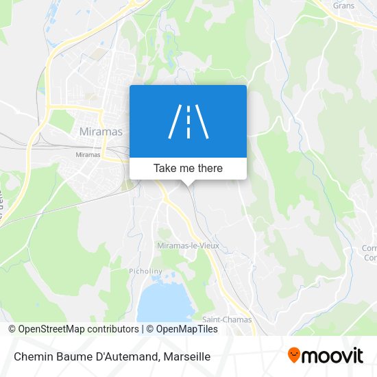 Chemin Baume D'Autemand map