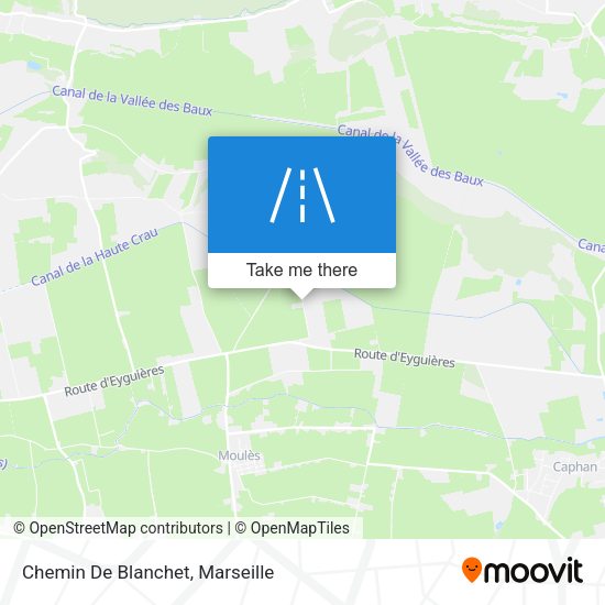 Chemin De Blanchet map