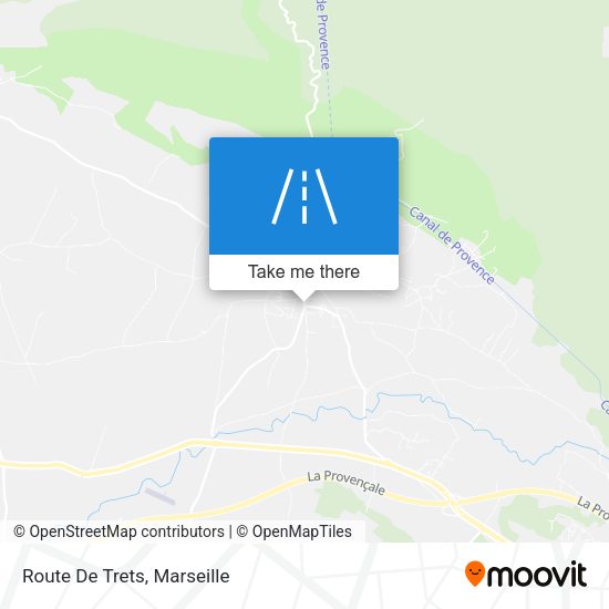Route De Trets map