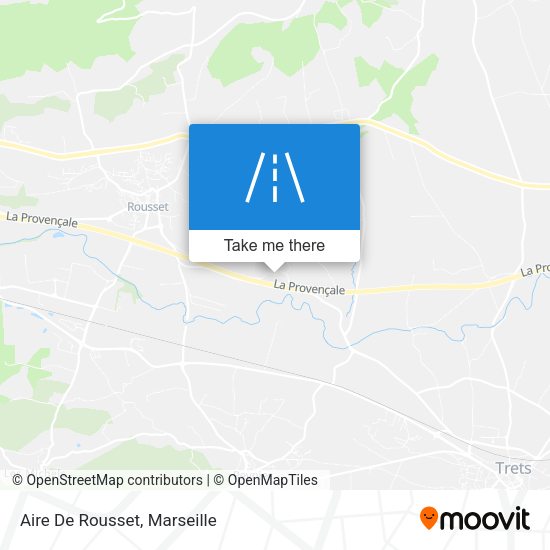 Aire De Rousset map