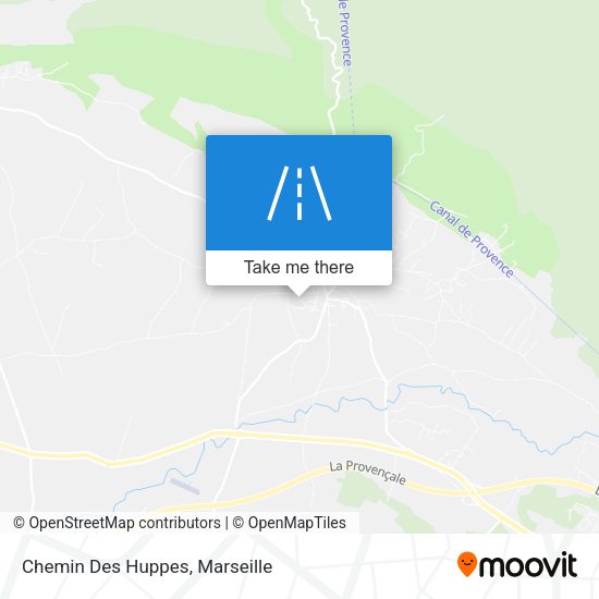 Chemin Des Huppes map