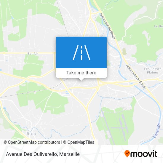 Avenue Des Oulivarello map