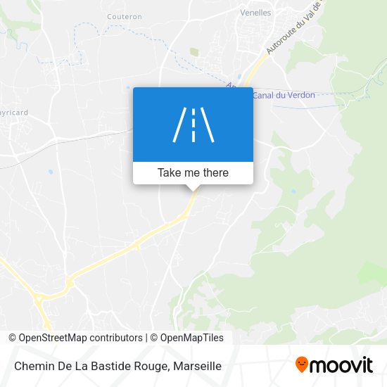 Chemin De La Bastide Rouge map