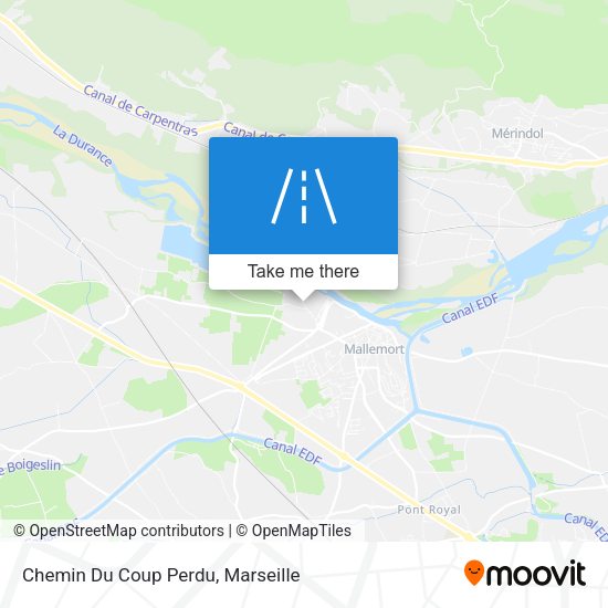 Chemin Du Coup Perdu map