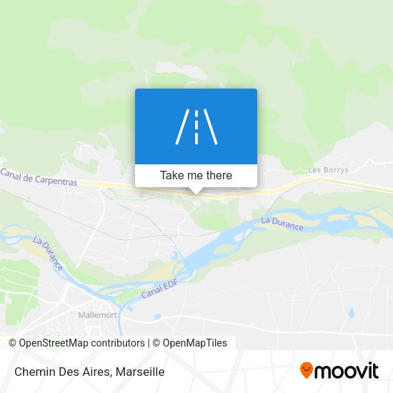 Chemin Des Aires map