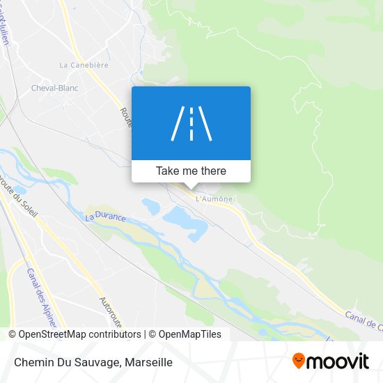 Chemin Du Sauvage map