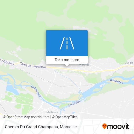 Chemin Du Grand Champeau map