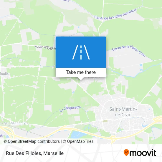 Rue Des Filioles map