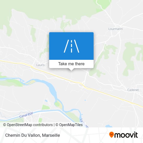 Chemin Du Vallon map