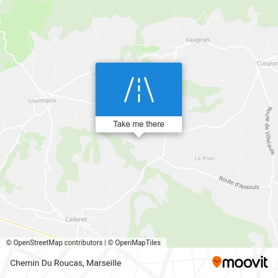 Chemin Du Roucas map