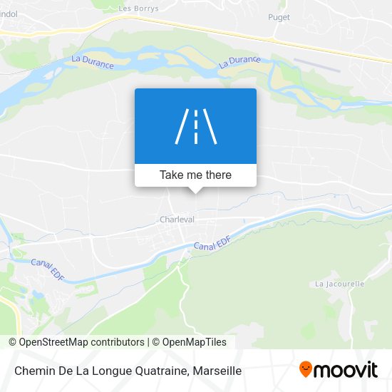 Chemin De La Longue Quatraine map