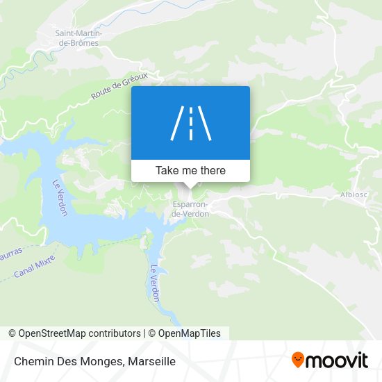 Chemin Des Monges map